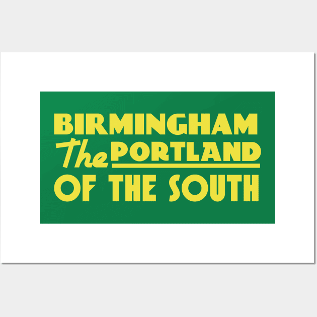 Birmingham The Portland of the South Wall Art by Brantoe